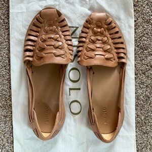 Nisolo Women's Huarache Sandal Almond